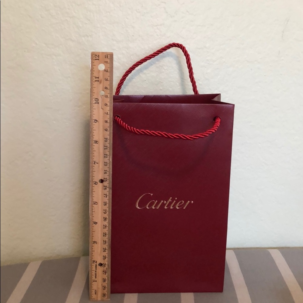 Cartier shopping bag.